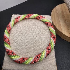 Colorful Beaded Watermelon Bracelet (S3102)